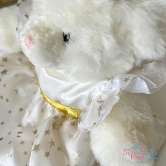 Stuffed animal bear brown with angel wing 10" - Picture 6 of 11